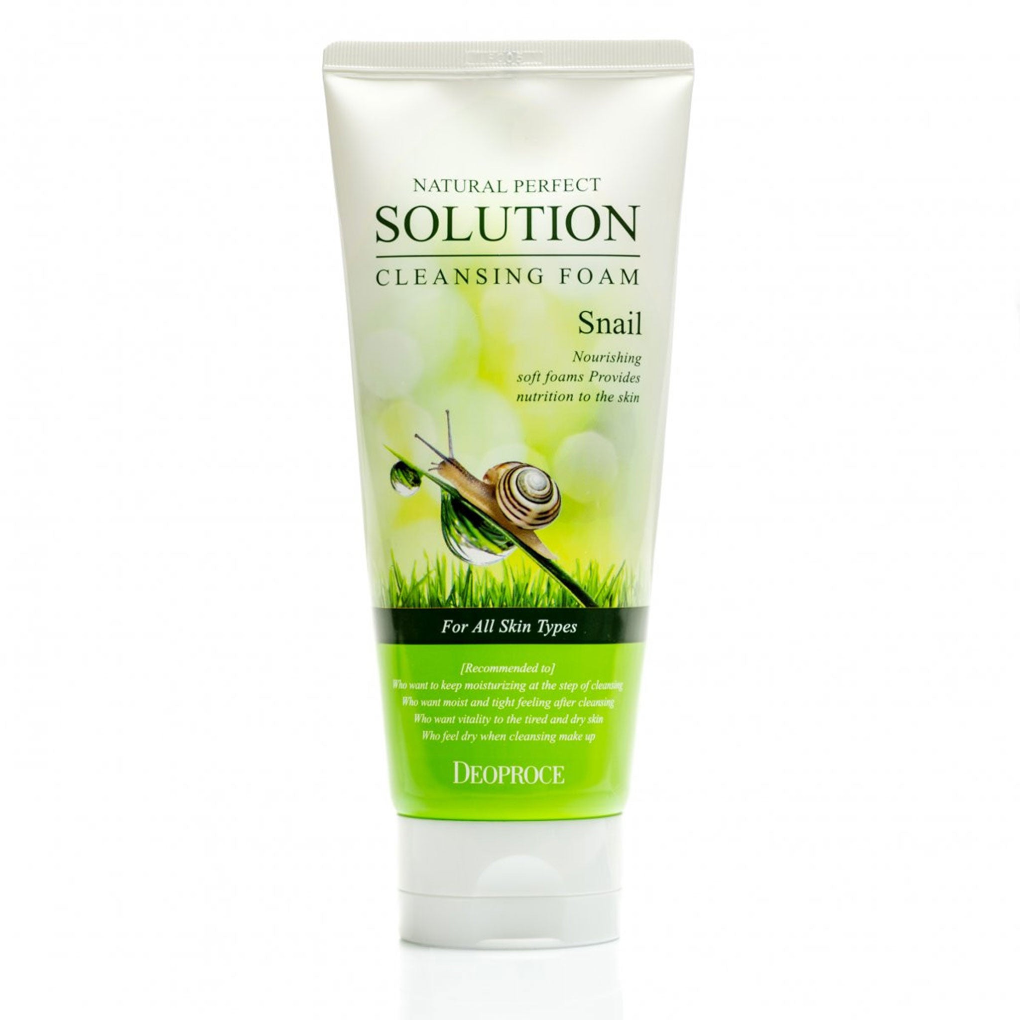 NATURAL PERPECT SOLUTION CLEANSING FOAM SNAIL